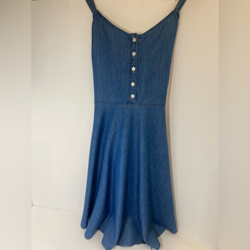 SO Heritage Cross back Denim Dress, Size: M